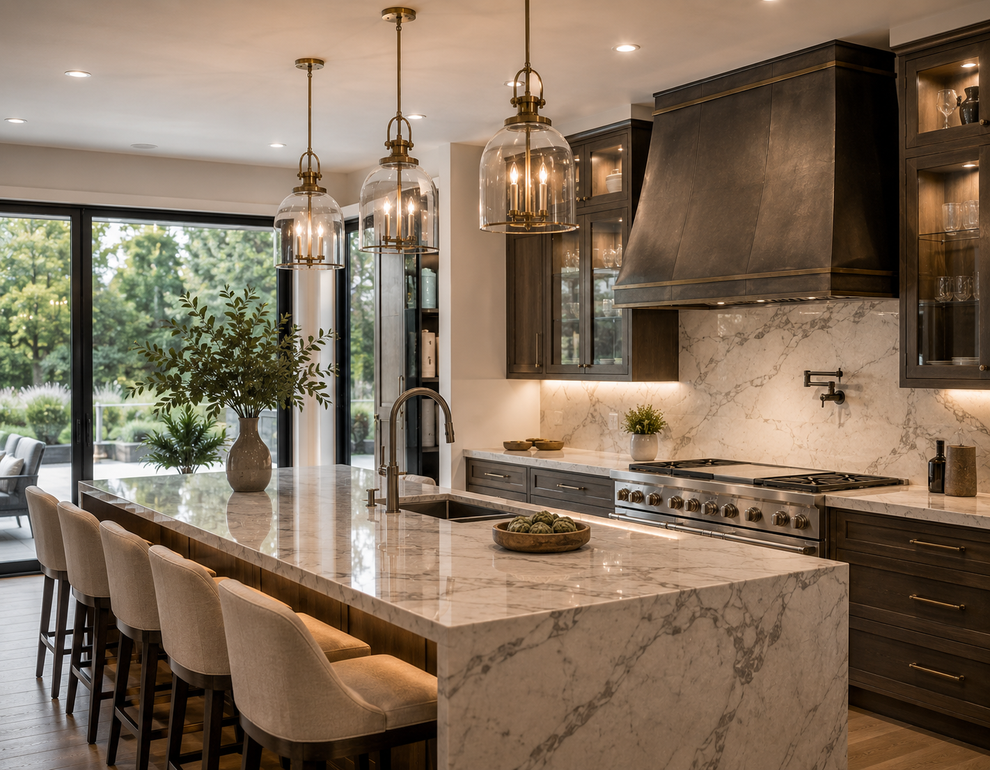 Modern kitchen plumbing installation