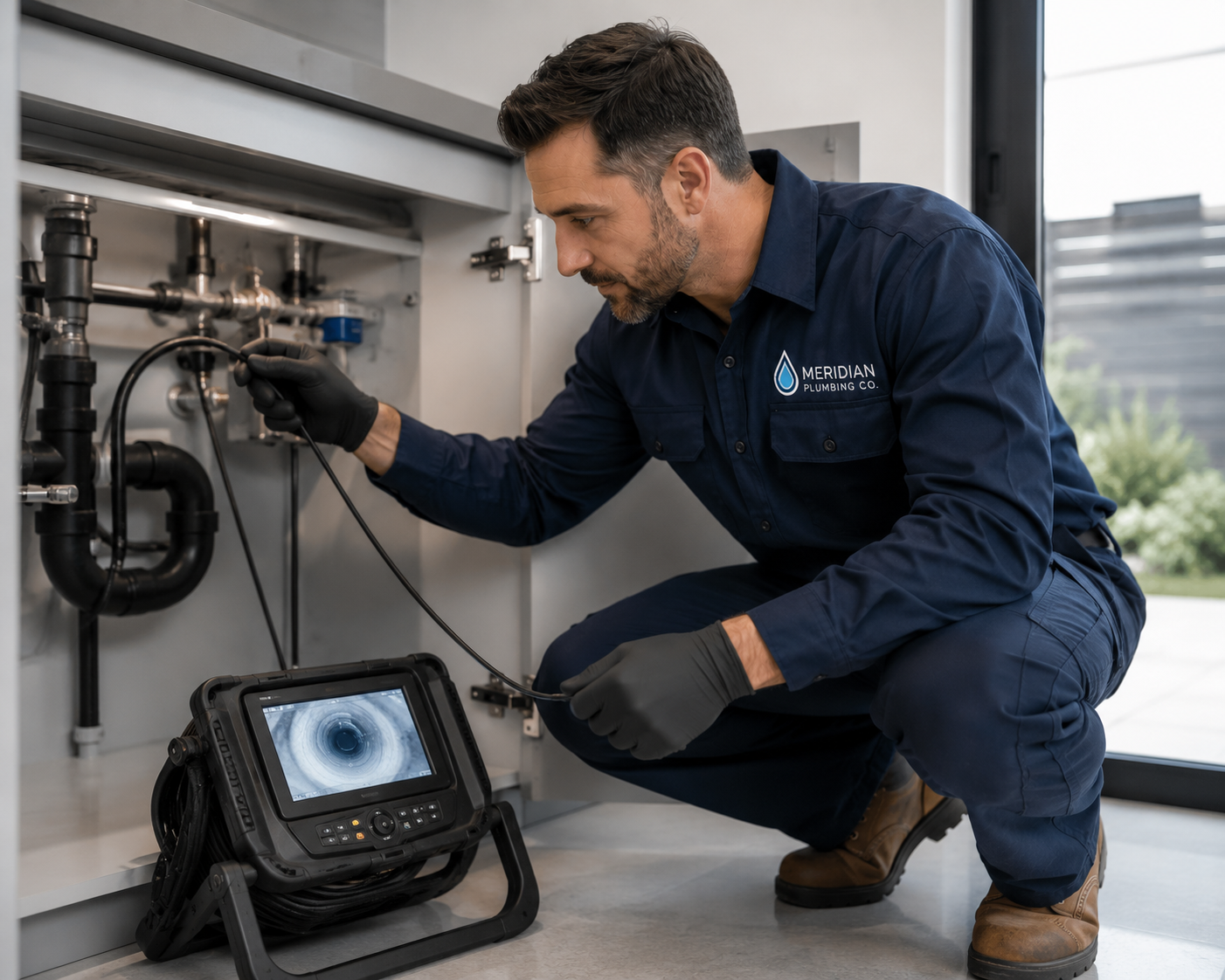 Camera inspection of pipes