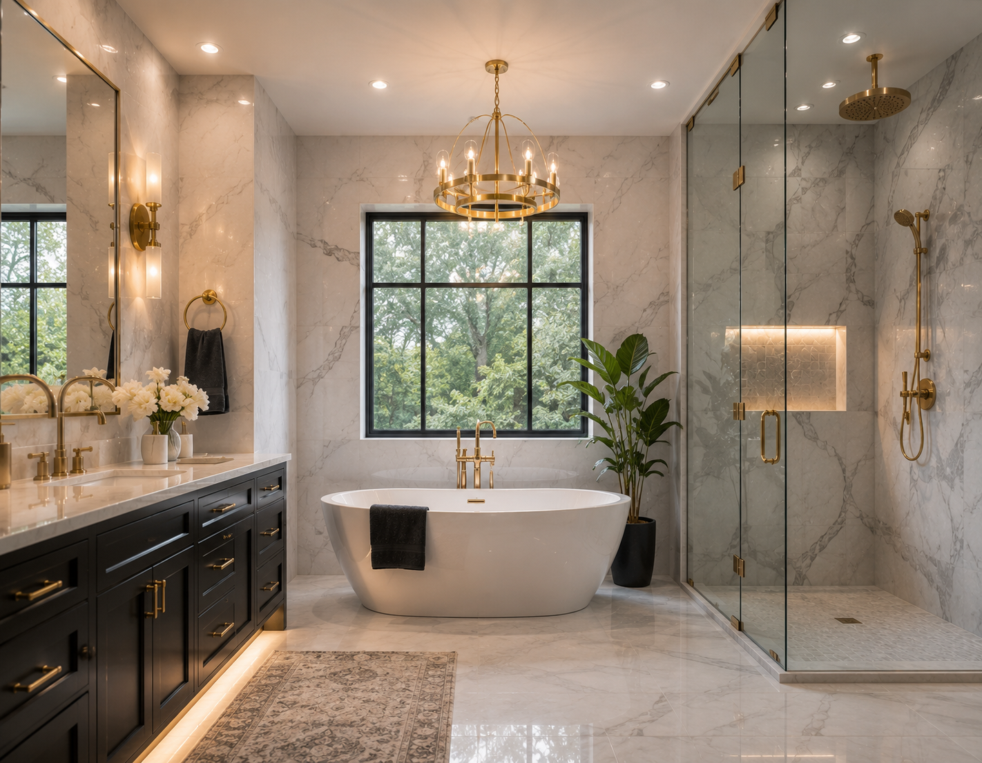 Luxury bathroom fixtures