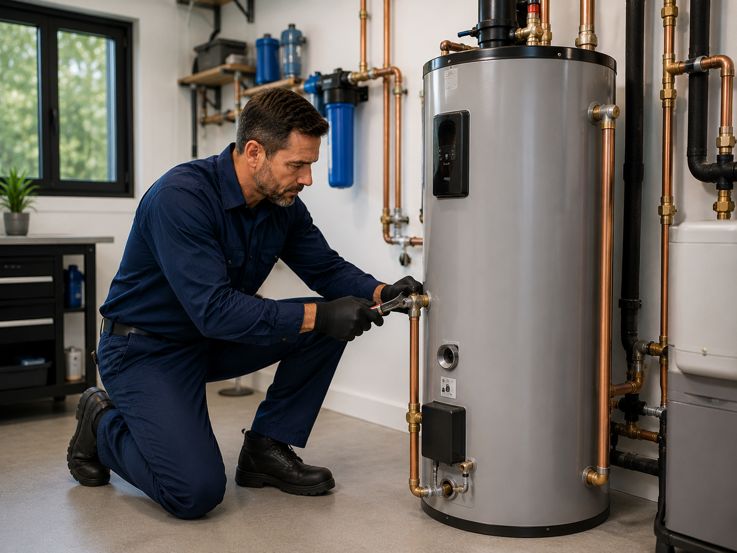 Water heater installation