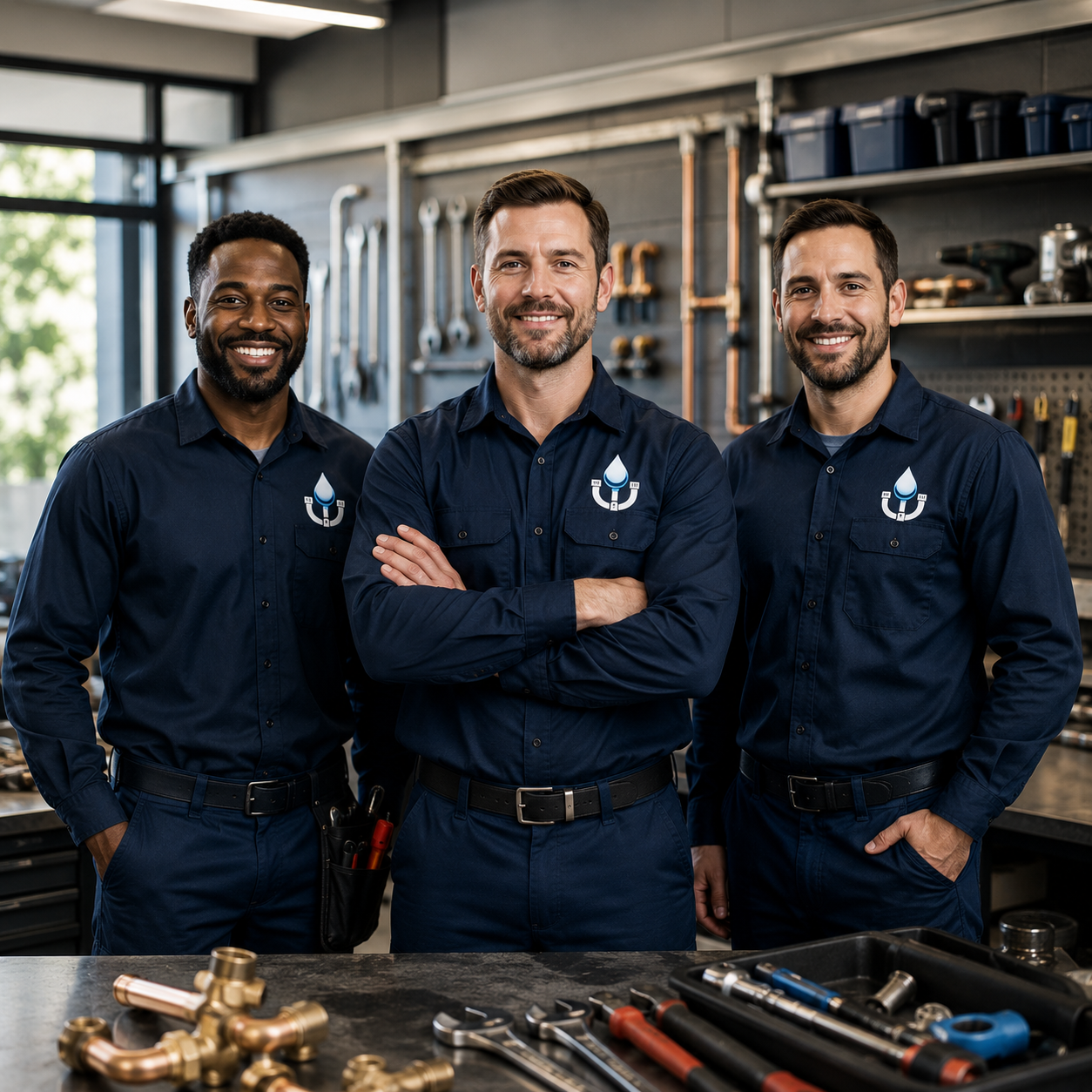The Meridian Plumbing Co. team