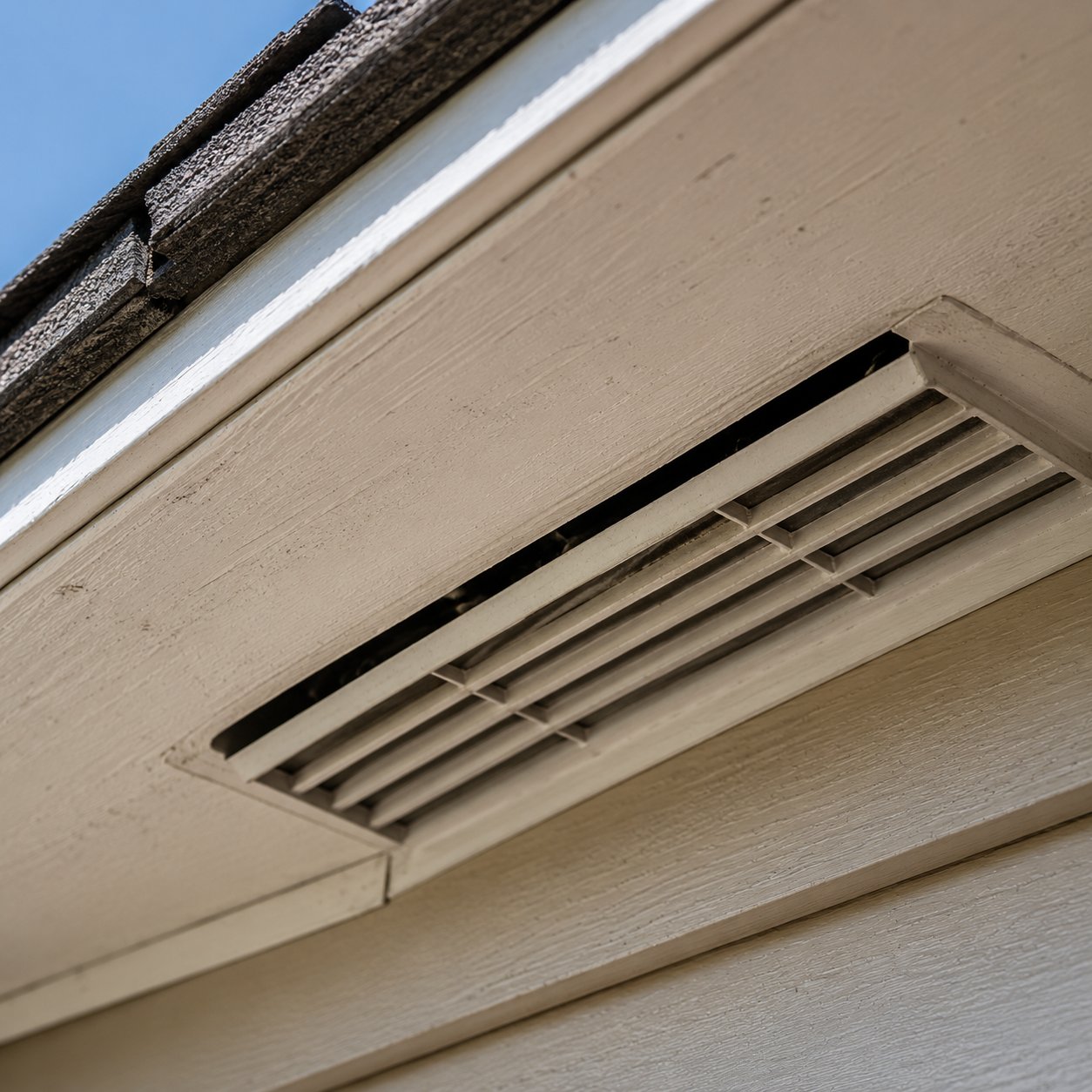 Roofline vent detail
